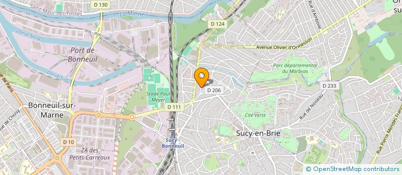 localisation de l'entreprise MADAME SANDRINE GILLET  SUCY EN BRIE