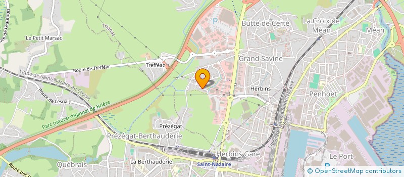 localisation de l'entreprise MADAME SANDRINE GILLET  TRIGNAC