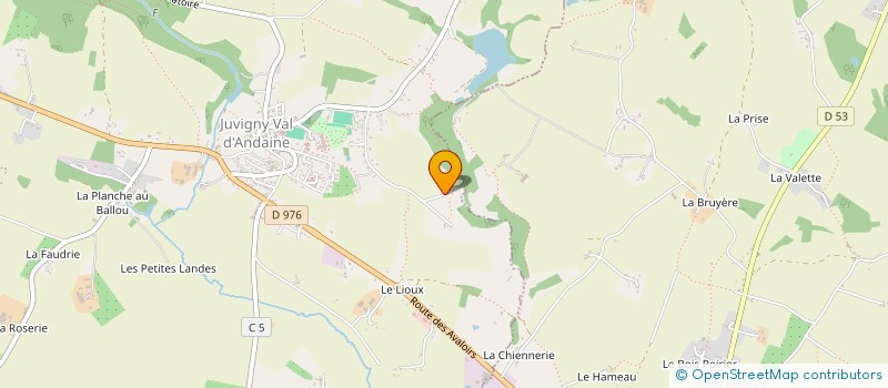 localisation de l'entreprise MADAME SANDRINE GIMBERT  RIVES D'ANDAINE