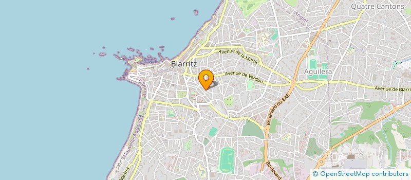 localisation de l'entreprise MADAME SANDRINE GINER à BIARRITZ