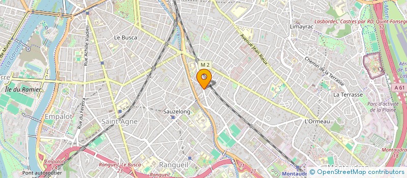 localisation de l'entreprise MADAME SANDRINE GINISTY  TOULOUSE