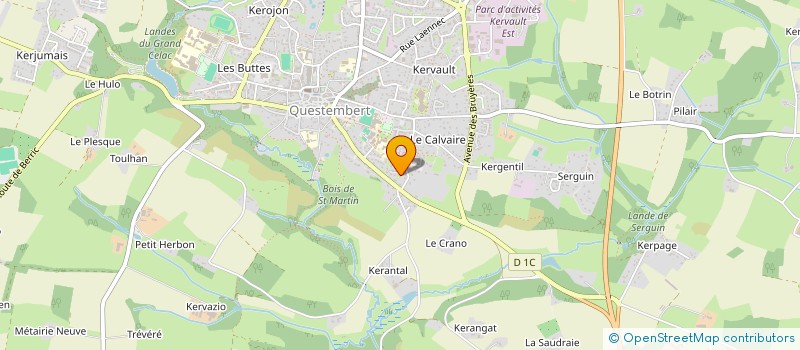 localisation de l'entreprise MADAME SANDRINE GIPPET  QUESTEMBERT