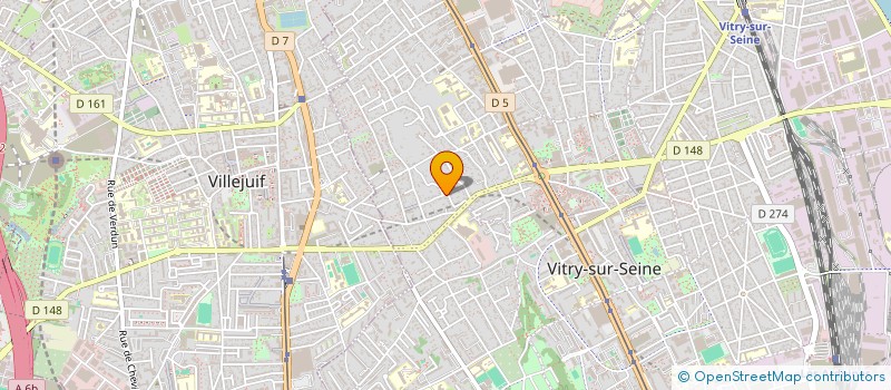 localisation de l'entreprise MADAME SANDRINE GIRARD à VITRY-SUR-SEINE