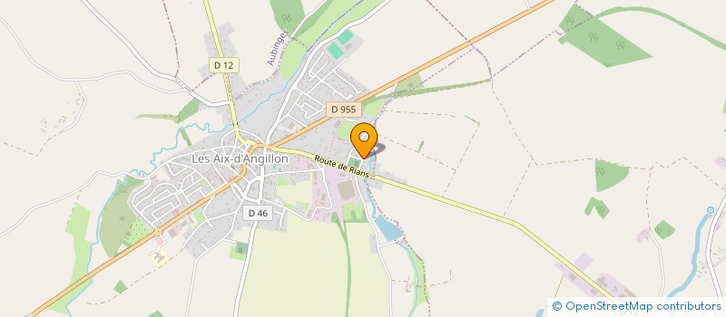 localisation de l'entreprise MADAME SANDRINE GIRARD  LES AIX-D'ANGILLON