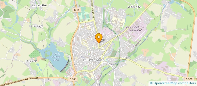 localisation de l'entreprise MADAME SANDRINE GIRARDI à LA FERTE MACE