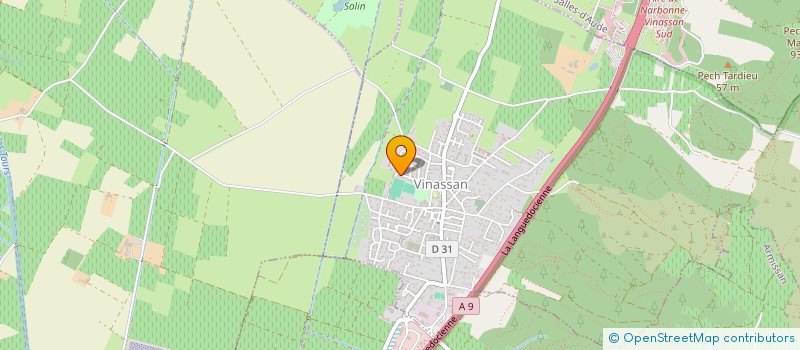 localisation de l'entreprise MADAME SANDRINE GIRAUD  VINASSAN