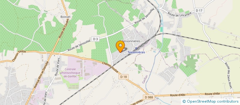 localisation de l'entreprise MADAME SANDRINE GITTA  GAILLAC