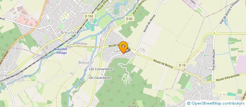 localisation de l'entreprise MADAME SANDRINE GLEIZAL  LE BOURGNEUF-LA-FORET