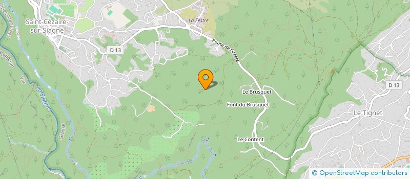 localisation de l'entreprise MADAME SANDRINE GNERUCCI à SAINT-CEZAIRE-SUR-SIAGNE