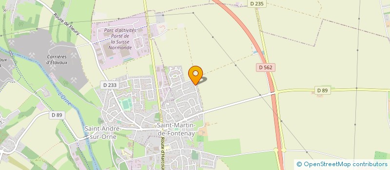 localisation de l'entreprise MADAME SANDRINE GODARD  SAINT-MARTIN-DE-FONTENAY