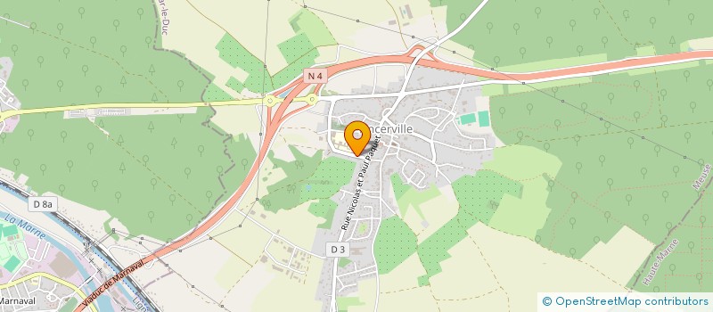 localisation de l'entreprise MADAME SANDRINE GODARD  ANCERVILLE