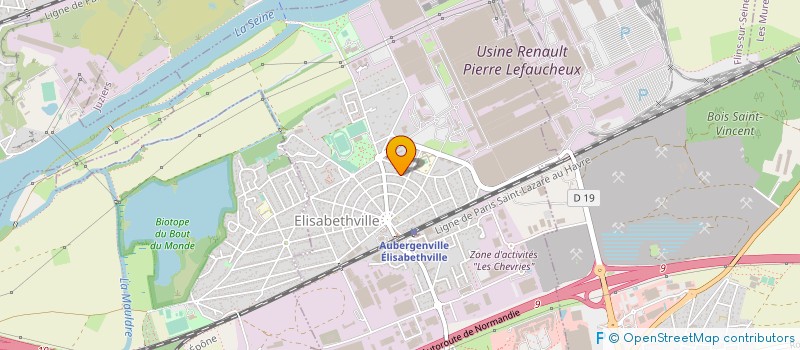 localisation de l'entreprise MADAME SANDRINE GODDE  AUBERGENVILLE