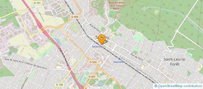 localisation de l'entreprise MADAME SANDRINE GOLDMAN à TAVERNY