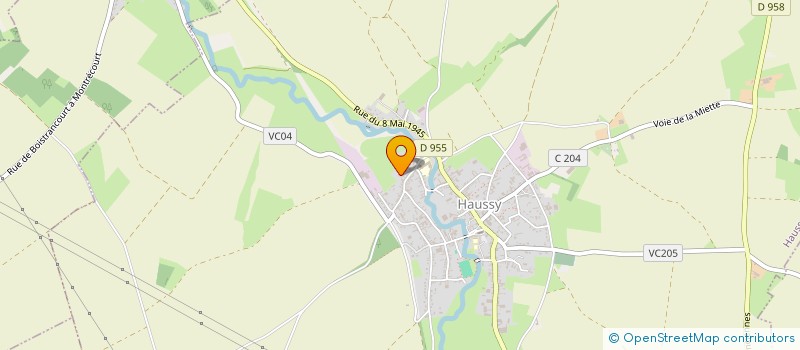 localisation de l'entreprise MADAME SANDRINE GOMES  HAUSSY