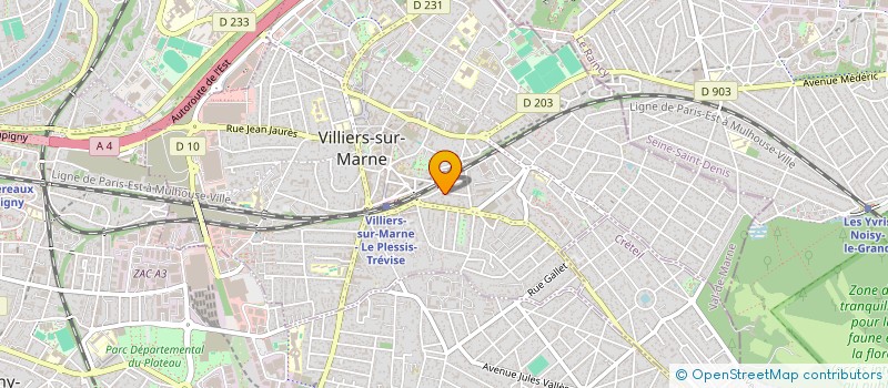 localisation de l'entreprise MADAME SANDRINE GOMES FERNANDES  VILLIERS-SUR-MARNE