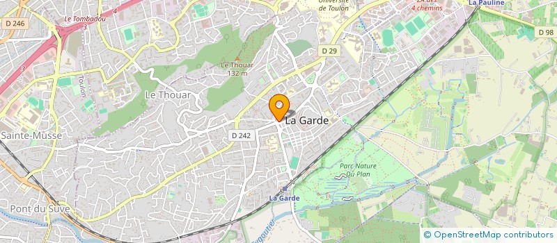 localisation de l'entreprise MADAME SANDRINE GOMEZ à LA GARDE