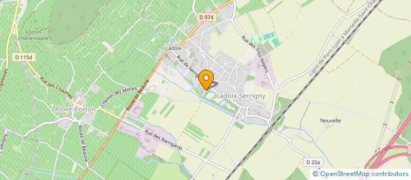 localisation de l'entreprise MADAME SANDRINE GONCALVES  LADOIX-SERRIGNY