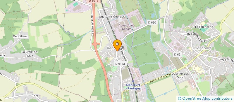 localisation de l'entreprise MADAME SANDRINE GONCALVES PRESA  RANTIGNY