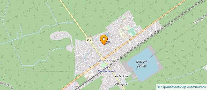 localisation de l'entreprise MADAME SANDRINE GORDON  MARCHEPRIME