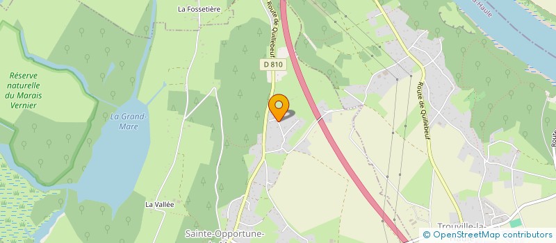 localisation de l'entreprise MADAME SANDRINE GOSSE  SAINTE-OPPORTUNE-LA-MARE