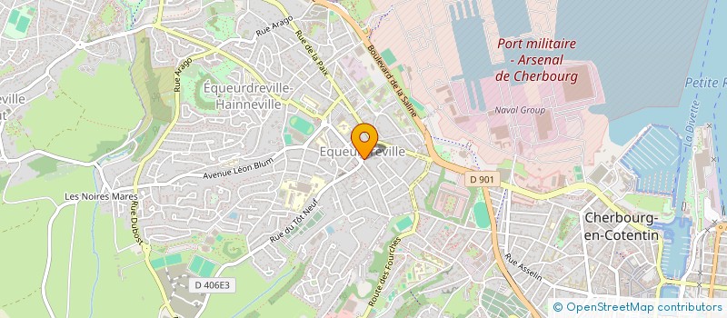 localisation de l'entreprise MADAME SANDRINE GOSSIN à CHERBOURG-EN-COTENTIN
