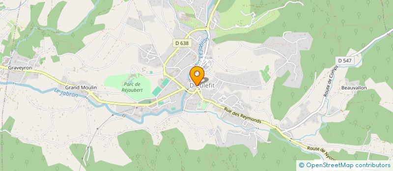 localisation de l'entreprise MADAME SANDRINE GOUBIN à DIEULEFIT