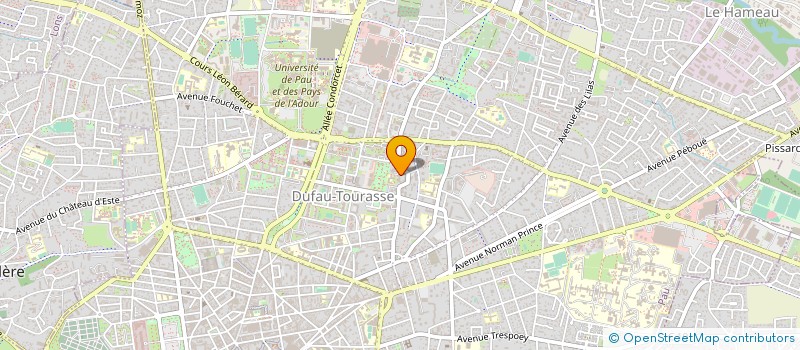 localisation de l'entreprise MADAME SANDRINE GOUGEON à PAU