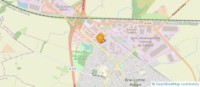 localisation de l'entreprise MADAME SANDRINE GOURDIALSING  BRIE-COMTE-ROBERT