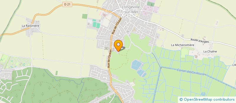 localisation de l'entreprise MADAME SANDRINE GOURGOUT  LONGEVILLE-SUR-MER