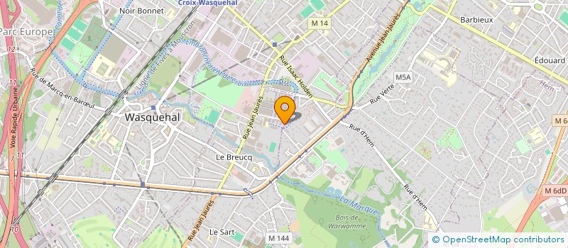 localisation de l'entreprise MADAME SANDRINE GOURLEZ  VILLENEUVE-D'ASCQ