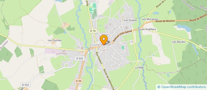 localisation de l'entreprise MADAME SANDRINE GOVIGNON à COSNE-D'ALLIER