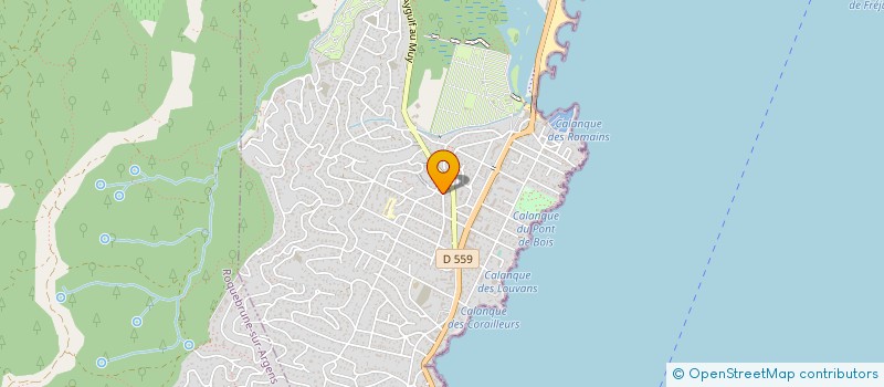 localisation de l'entreprise MADAME SANDRINE GRAVALON à FREJUS