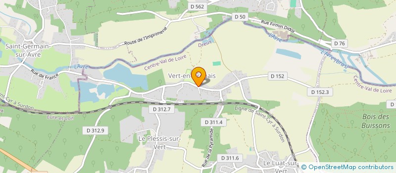 localisation de l'entreprise MADAME SANDRINE GREGOIRE à VERT-EN-DROUAIS