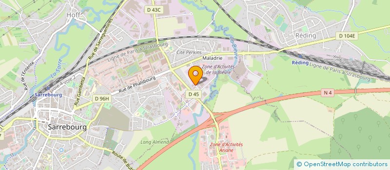 localisation de l'entreprise MADAME SANDRINE GREINER à BUHL-LORRAINE