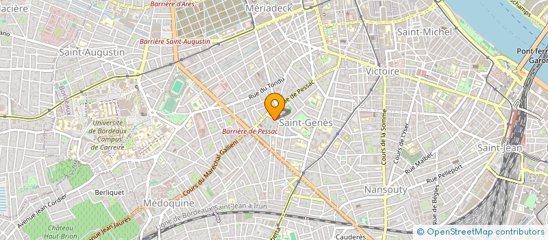 localisation de l'entreprise MADAME SANDRINE GRENAILLE  BORDEAUX