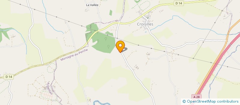 localisation de l'entreprise MADAME SANDRINE GREVET à CROISILLES
