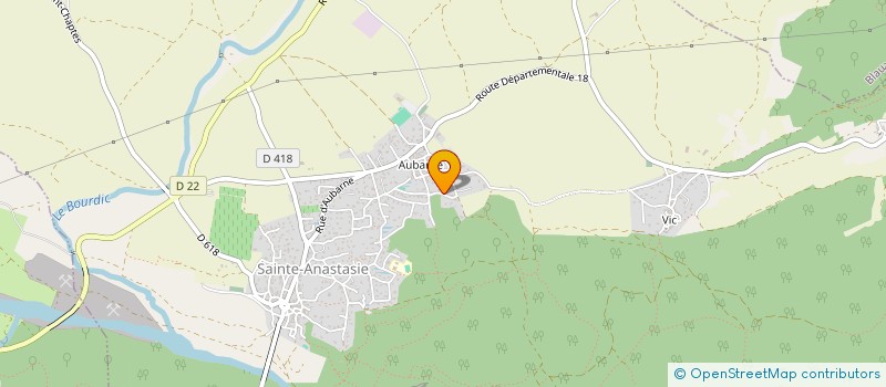 localisation de l'entreprise MADAME SANDRINE GRIOT  SAINTE-ANASTASIE