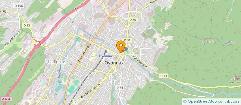 localisation de l'entreprise MADAME SANDRINE GROSGURIN à OYONNAX