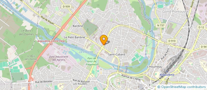 localisation de l'entreprise MADAME SANDRINE GROSSAIN à ANGOULEME