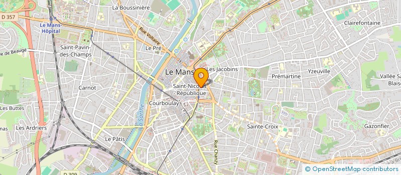 localisation de l'entreprise MADAME SANDRINE GRUDET  LE MANS