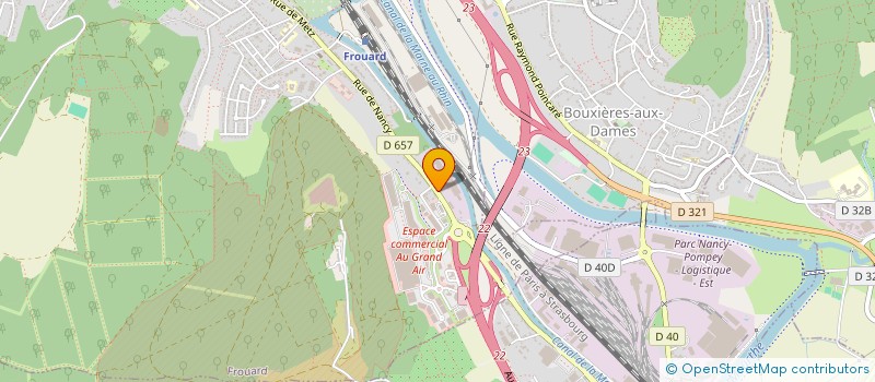 localisation de l'entreprise MADAME SANDRINE GUDULFF  FROUARD