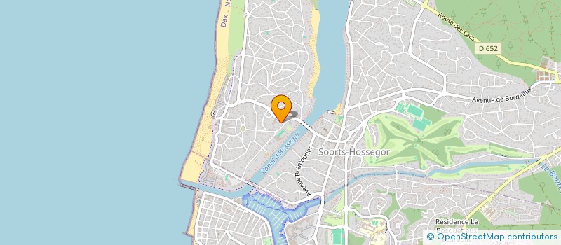 localisation de l'entreprise MADAME SANDRINE GUERRIERI  SOORTS-HOSSEGOR