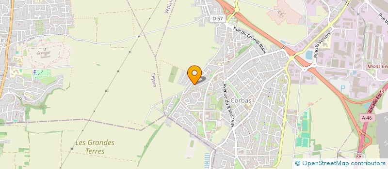 localisation de l'entreprise MADAME SANDRINE GUERRINI à CORBAS