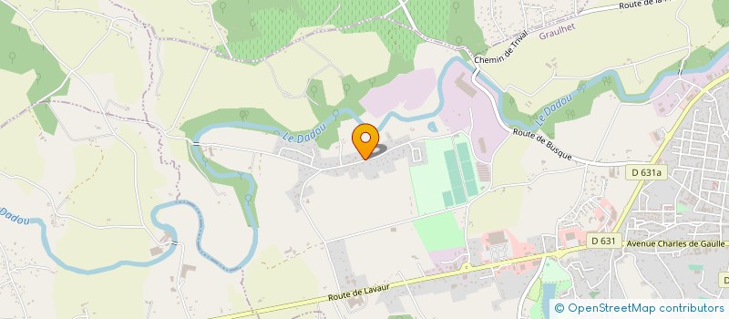 localisation de l'entreprise MADAME SANDRINE GUIBAL  GRAULHET