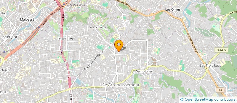 localisation de l'entreprise MADAME SANDRINE GUILBERT à MARSEILLE