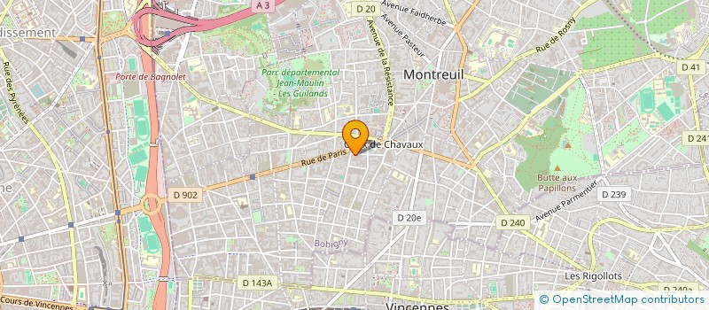 localisation de l'entreprise MADAME SANDRINE GUILLAMBERT à MONTREUIL