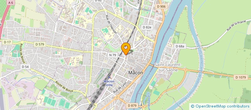 localisation de l'entreprise MADAME SANDRINE GUILLARD  MACON