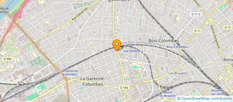 localisation de l'entreprise MADAME SANDRINE GUILLEMAIN à LA GARENNE-COLOMBES