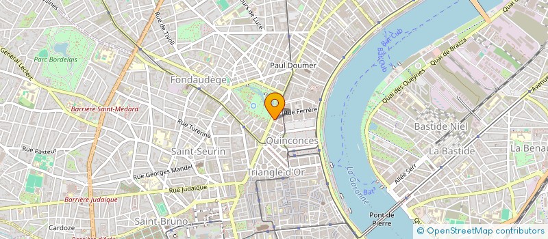 localisation de l'entreprise MADAME SANDRINE GUILLEUX  BORDEAUX