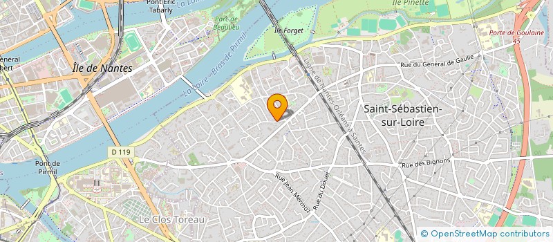 localisation de l'entreprise MADAME SANDRINE GUILLORIT à SAINT-SEBASTIEN-SUR-LOIRE